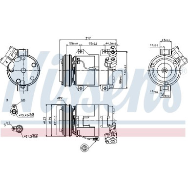 Kompressor, Klimaanlage 89519 Kompressor, Klimaanlage 89519