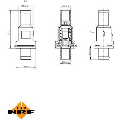 NRF Thermostat, Kühlmittel 725175