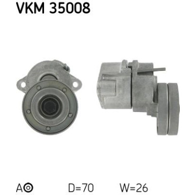 SKF Spannrolle, Keilrippenriemen VKM 35008