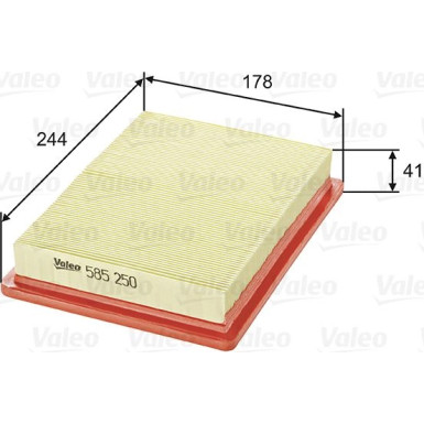 Valeo Luftfilter 585250
