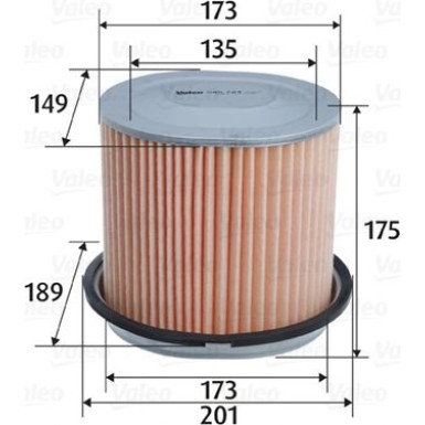 Valeo Luftfilter 585764
