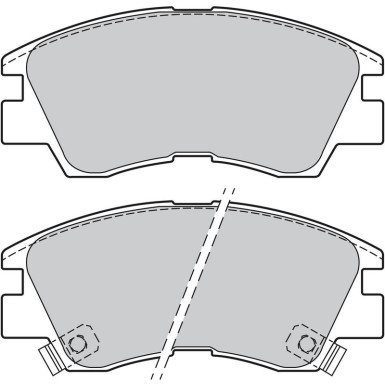 Bremsbelagsatz, Scheibenbremse 598597 Bremsbelagsatz, Scheibenbremse 598597
