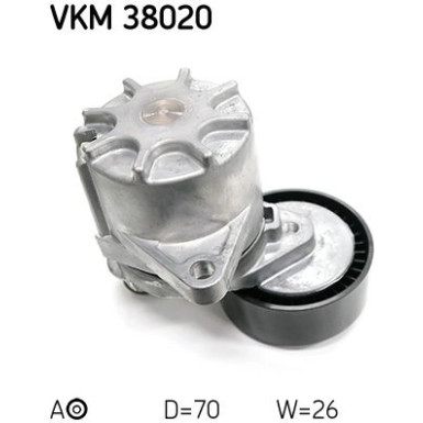 SKF Spannrolle, Keilrippenriemen VKM 38020