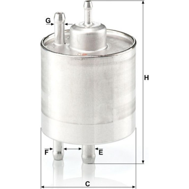 Kraftstofffilter WK 711/1