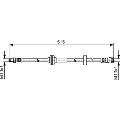 BOSCH Bremsschlauch 1 987 481 482 BOSCH Bremsschlauch 1 987 481 482