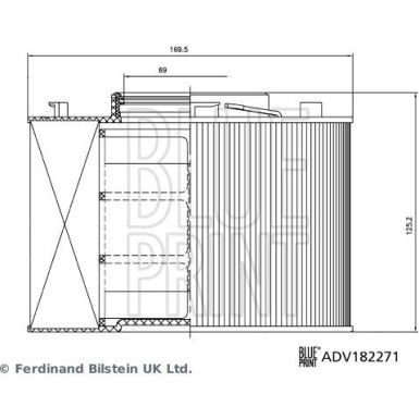 Blue Print Luftfilter ADV182271