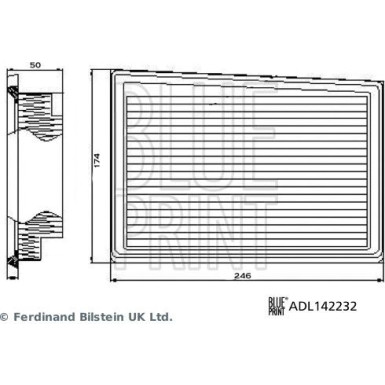 Blue Print Luftfilter ADL142232