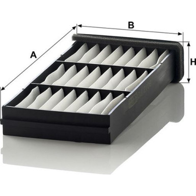 MANN-FILTER CU 2106-2 Innenraumfilter, Partikelfilter MANN-FILTER CU 2106-2 Innenraumfilter, Partikelfilter