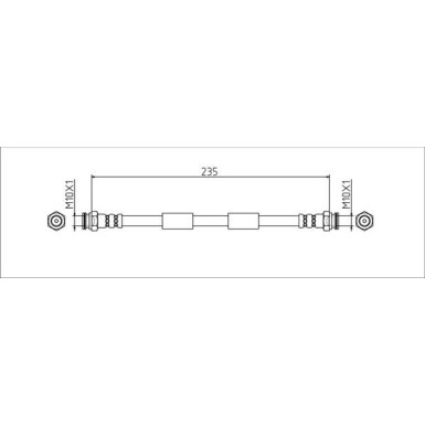 Metzger Bremsschlauch 4111806