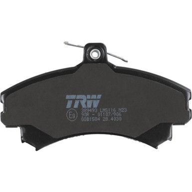 TRW Bremsbelagsatz, Scheibenbremse COTEC GDB1584 TRW Bremsbelagsatz, Scheibenbremse COTEC GDB1584