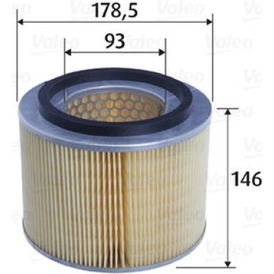 Valeo Luftfilter 585766