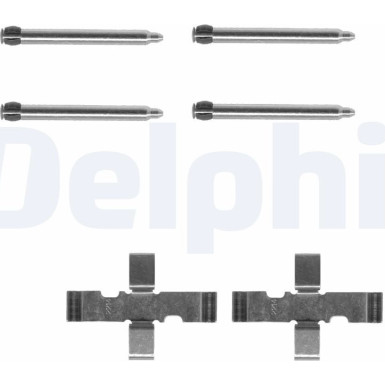 Delphi Zubehörsatz, Scheibenbremsbelag LX0095