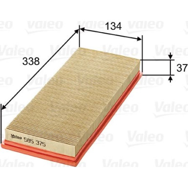 Valeo Luftfilter 585375