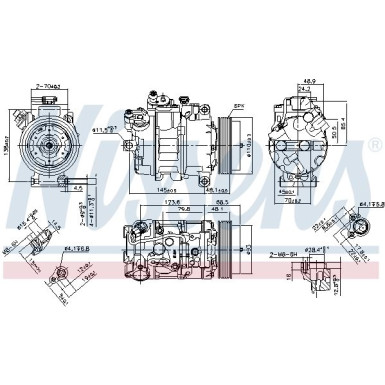 Nissens Kompressor, Klimaanlage FIRST FIT 890070