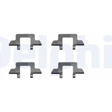 Delphi Zubehörsatz, Scheibenbremsbelag LX0341