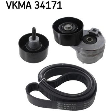 SKF Keilrippenriemensatz VKMA 34171