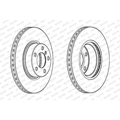 Bremsscheibe DDF2314C-1