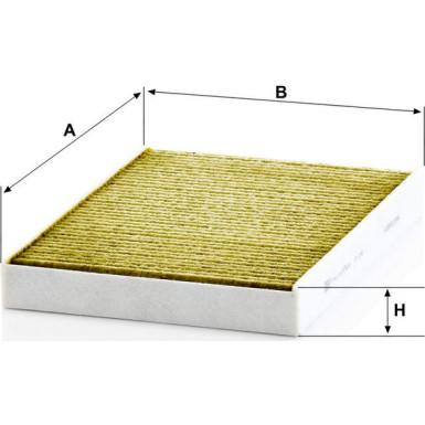 MANN-FILTER FP 2742 Innenraumfilter FreciousPlus Aktivkohlefilter mit Polyphenol, antibakteriell, Feinstaubfilter (PM 2.5)