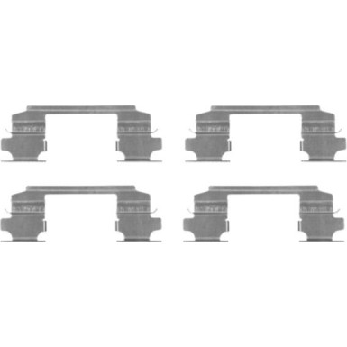 Hella Zubehörsatz, Scheibenbremsbelag 8DZ 355 203-731 Hella Zubehörsatz, Scheibenbremsbelag 8DZ 355 203-731