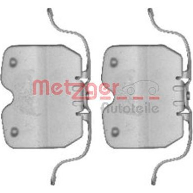 Metzger Zubehörsatz, Scheibenbremsbelag 109-1759