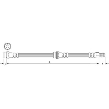 Metzger Bremsschlauch 4111034