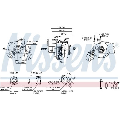 Nissens Turbolader 93249
