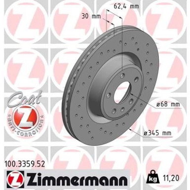 Bremsscheibe 100.3359.52