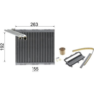Verdampfer, Klimaanlage AE 85 000P Verdampfer, Klimaanlage AE 85 000P