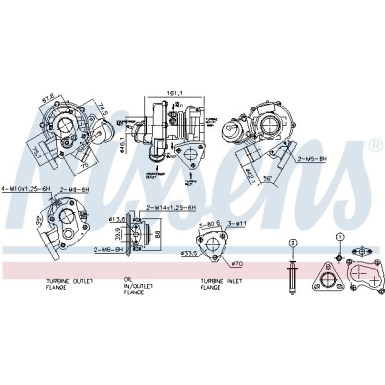 Nissens Turbolader 93113