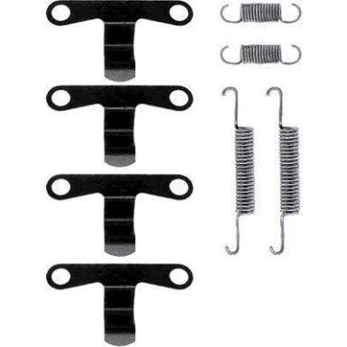 Textar Zubehörsatz, Feststellbremsbacken 97002200