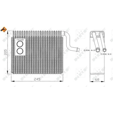 Verdampfer, Klimaanlage 36050 Verdampfer, Klimaanlage 36050