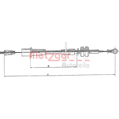 Metzger Gaszug 11.1242