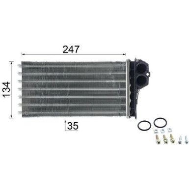 Mahle Wärmetauscher, Innenraumheizung BEHR Premium Line AH 194 000P