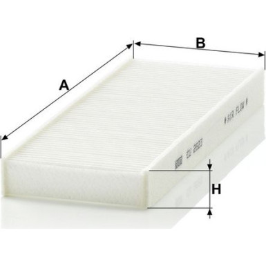 MANN-FILTER CU 2623 Innenraumfilter, Partikelfilter MANN-FILTER CU 2623 Innenraumfilter, Partikelfilter
