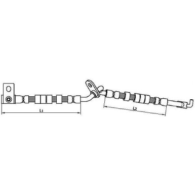 Metzger Bremsschlauch 4110706