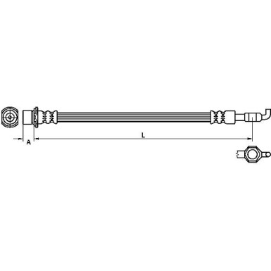 Metzger Bremsschlauch 4110971