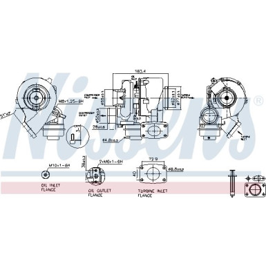 Nissens Turbolader 93202