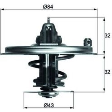 Mahle Thermostat, Kühlmittel BEHR TX 36 71D