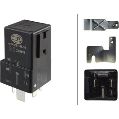 Hella Steuergerät, Glühzeit 4RV 008 188-161