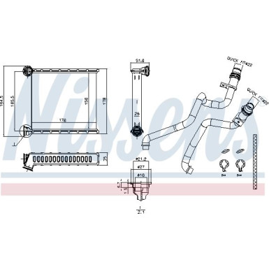 Nissens Wärmetauscher, Innenraumheizung 73942 Nissens Wärmetauscher, Innenraumheizung 73942