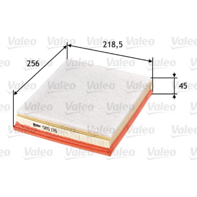 Valeo Luftfilter 585176