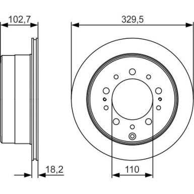 Bremsscheibe 0 986 479 R15