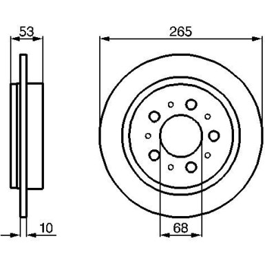 Bremsscheibe 0 986 478 042 Bremsscheibe 0 986 478 042