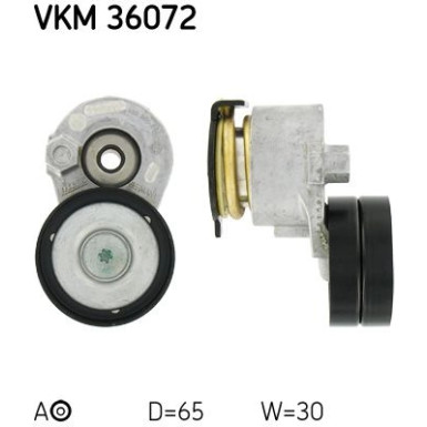 Spannrolle, Keilrippenriemen VKM 36072 Spannrolle, Keilrippenriemen VKM 36072