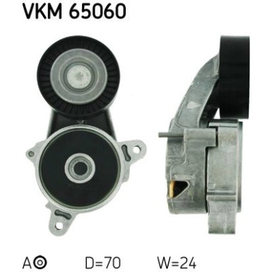 Spannrolle, Keilrippenriemen VKM 65060