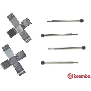 Brembo Zubehörsatz, Scheibenbremsbelag PRIME LINE A 02 210