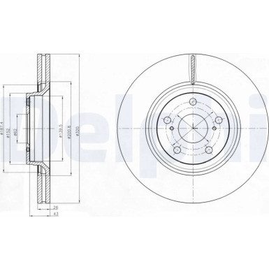 Bremsscheibe BG4235 Bremsscheibe BG4235