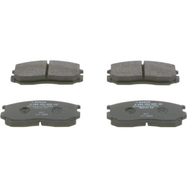BOSCH Bremsbelagsatz, Scheibenbremse 0 986 460 980 BOSCH Bremsbelagsatz, Scheibenbremse 0 986 460 980
