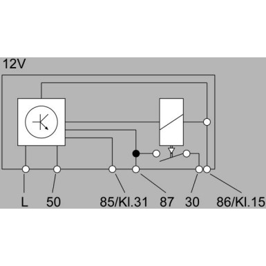 Hella Steuergerät, Glühzeit 4RV 008 188-161
