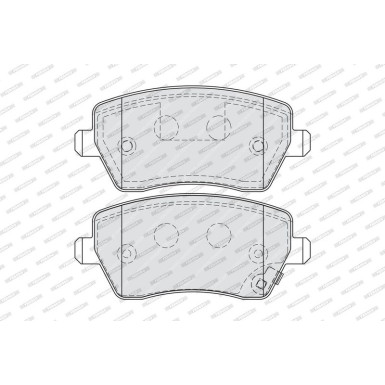Ferodo Bremsbelagsatz, Scheibenbremse PREMIER ECO FRICTION FDB4069 Ferodo Bremsbelagsatz, Scheibenbremse PREMIER ECO FRICTION FDB4069
